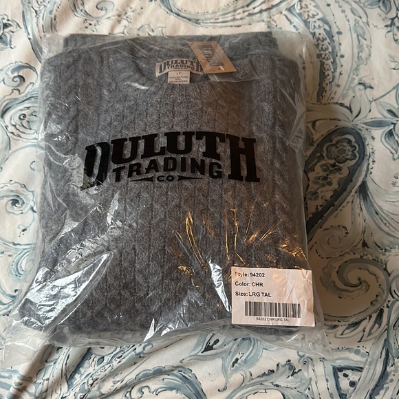 NWT🚀 Men's Shetland Wool Cable Sweater size L - Picture 2 of 10